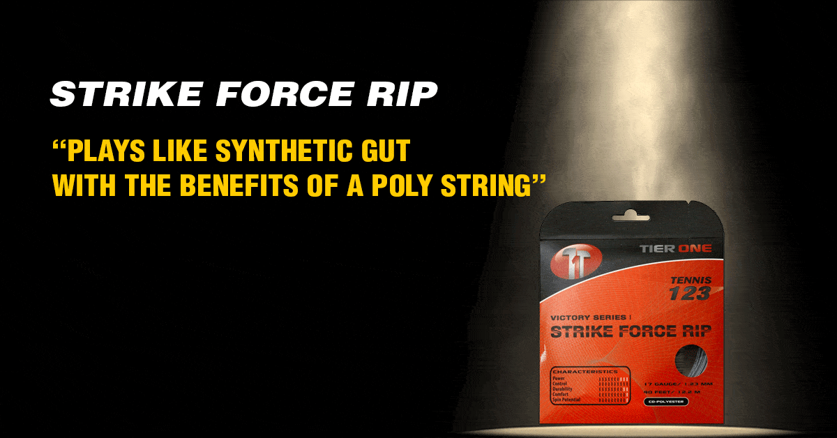 Tier One Strike Force RIP Co-Polyester Tennis String